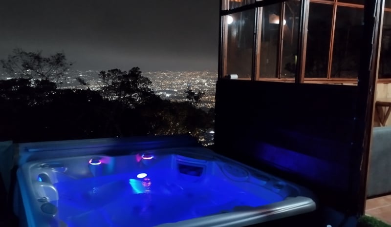 Vista Spa de noche
